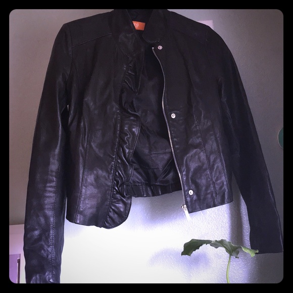 Michael Kors Leather Jacket - Picture 2 of 8